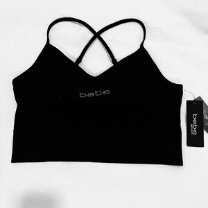 Bebe Sport Padded Sports Bra NWT Size X-Large